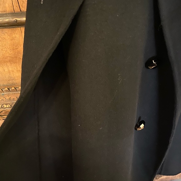 🖤Anthro NL Black Cape Winter Jacket🐆 - Picture 8 of 9